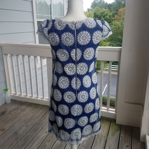 Betsey Johnson Floral Lace Shift Dress - Picture 7 of 7